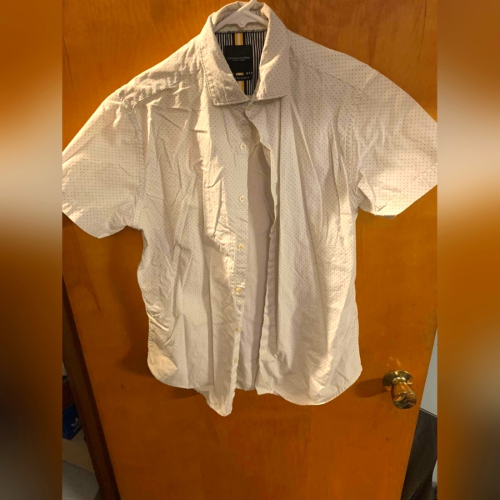 Denim & Flower Button Down